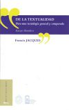 Novedades: «De la textualidad: Para una textología general y comparada»