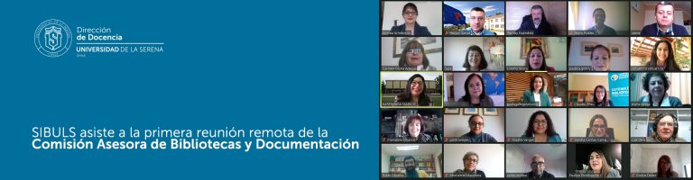 SIBULS PARTICIPA DE LA PRIMERA REUNIÓN PLENARIA MODALIDAD ONLINE DE CABID, COMISIÓN ASESORA DE BIBLIOTECAS Y DOCUMENTACIÓN